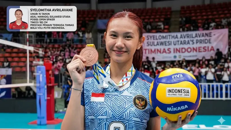 Profil Syelomitha Avrilavane, Atlet Termuda dalam Tim Nasional Bola Voli Putri Indonesia