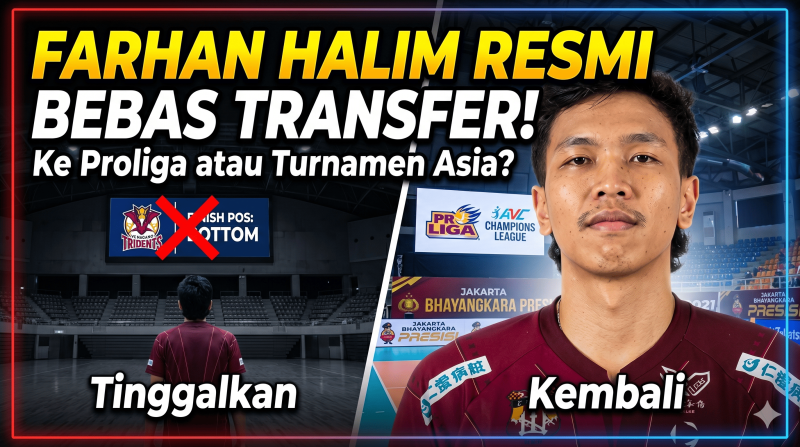 Farhan Halim Resmi Tinggalkan VC Nagano, Kini Tanpa Klub