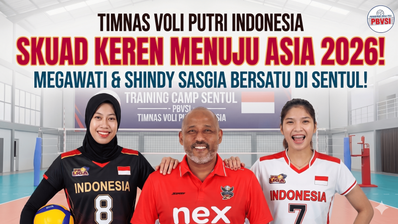 Skuad Keren Timnas Voli Putri Indonesia Siap Beraksi di Asia 2026!
