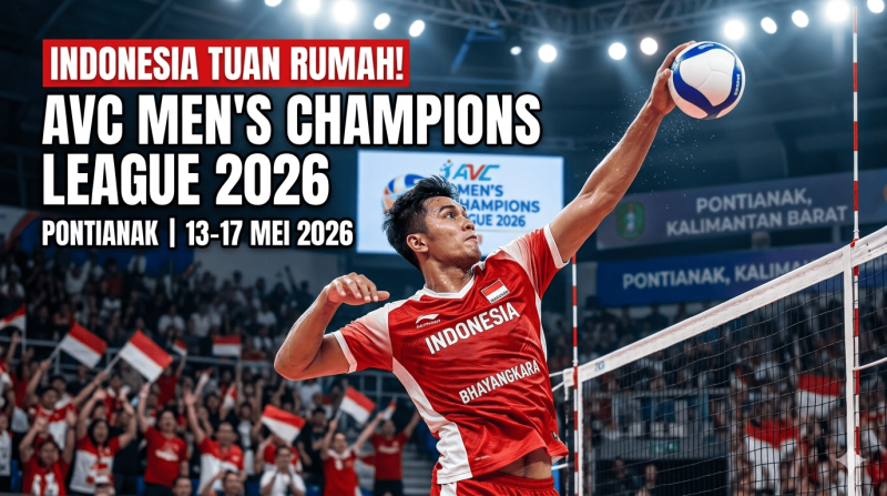 Indonesia Tuan Rumah AVC Men’s Champions League 2026